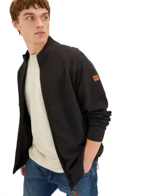 CAMEL ACTIVE VESTE SWEAT ZIP Noir — photo 5