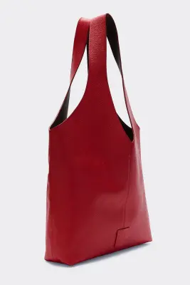 Sac Sun maxi grainé rouge — photo 3