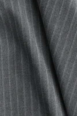 Gilet sans manches croisé à col droit - Gris foncé/rayures tennis — photo 4