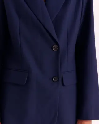 Veste Judith bleu encre — photo 2