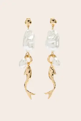 Boucles d'oreille Olivia poisson doré — photo 4