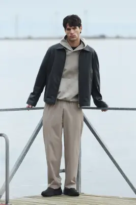 Pantalon de survêtement Regular Fit DryMove™ - Beige — photo 1