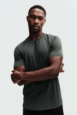 T-shirt de sport Muscle Fit CoolMove™ - Vert pin — photo 2