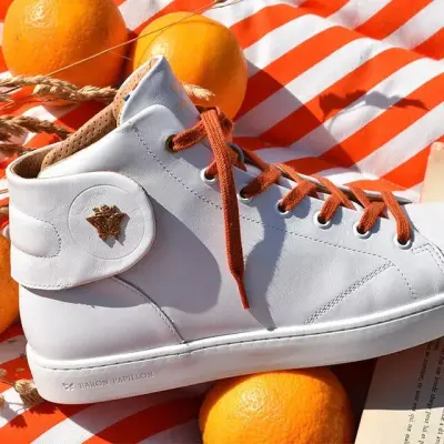 Baskets Mid Royale blanches — photo 2