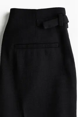 Wide tailored trousers - Noir — photo 4
