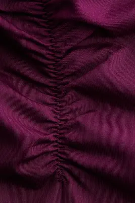 Bas de maillot Brazilian Tanga à nouer - Violet foncé — photo 4