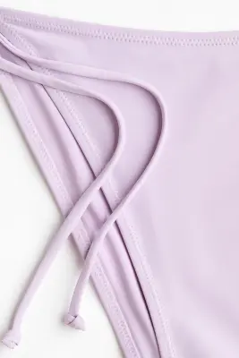 Bas de maillot Tanga à nouer - Lilas — photo 3