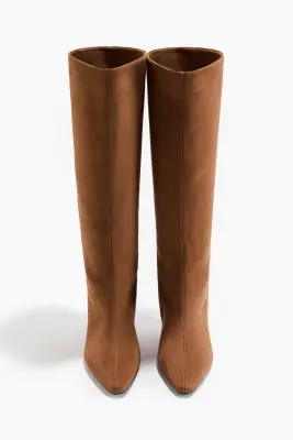 Bottes de hauteur genou - Marron — photo 5
