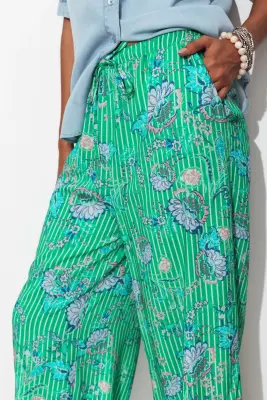 Pantalon large imprimé Femme — photo 5