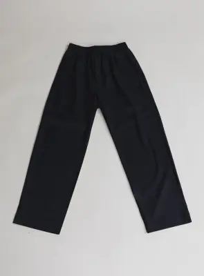 Baggy Pants in Navy Blue Serge — photo 2