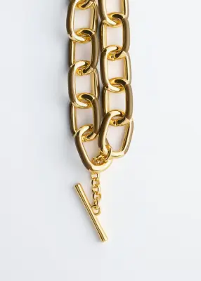 Collier en chaîne - Argenté — photo 2