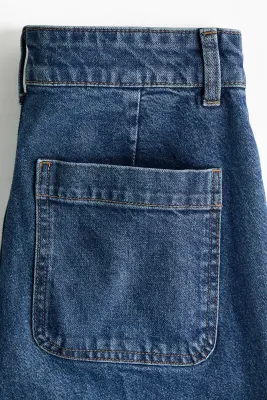 Straight High Jeans - Bleu denim — photo 4
