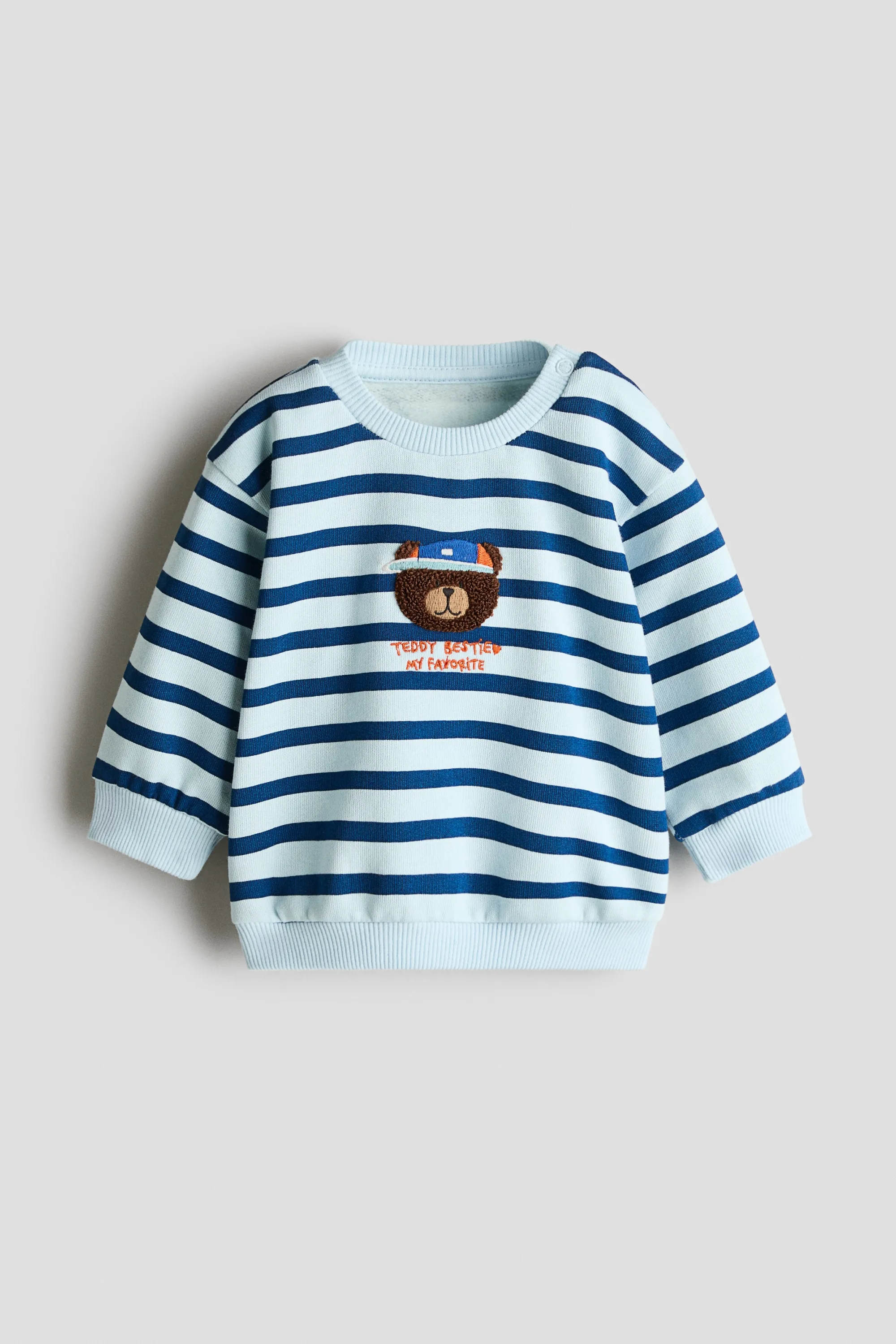 Sweat avec motif - Bleu clair/Teddy Bestie