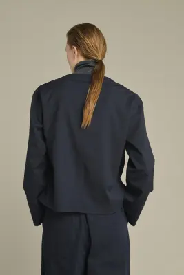 BLOUSE KACY BLEU NUIT — photo 4