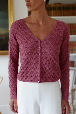 Ninon Knit Sweater - Pink wood — photo 3
