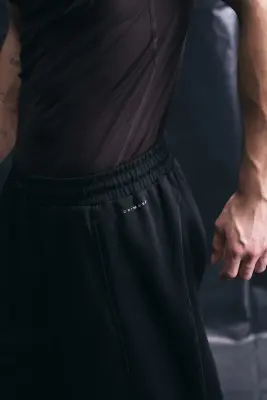 Pantalon jogger de sport Loose Fit - Noir — photo 4