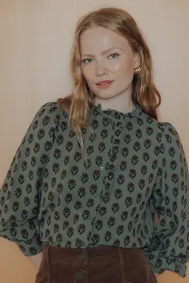 Chemise imprimée en coton — photo 2