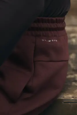 Pantalon jogger de sport Regular Fit - Bordeaux — photo 5