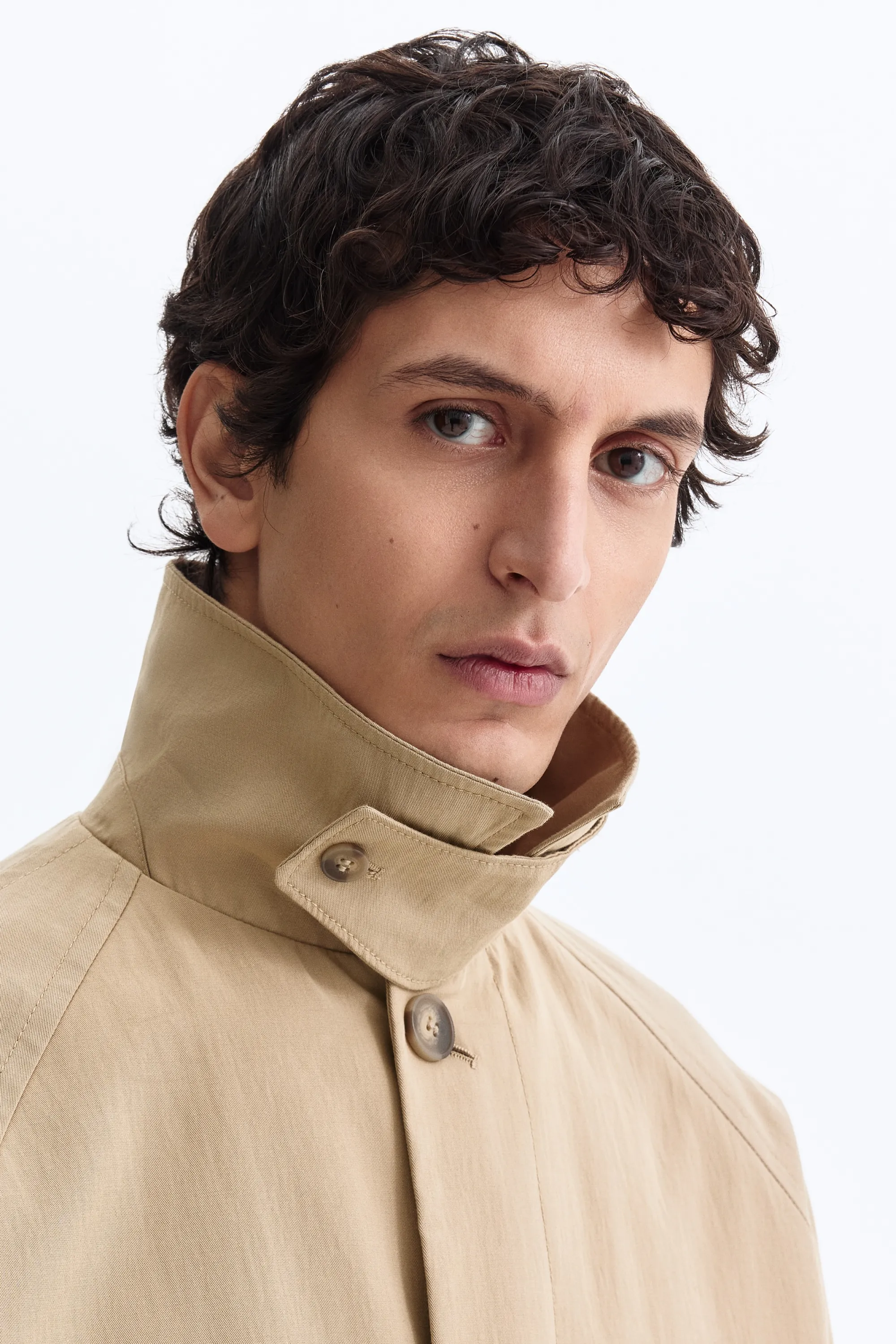 Manteau style Mac - Beige