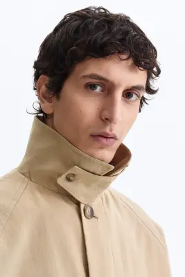 Manteau style Mac - Beige — photo 1