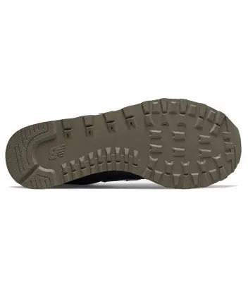 NEW BALANCE ML574 CUIR Marine — photo 3