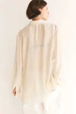 Chemise en viscose - Beige clair — photo 3