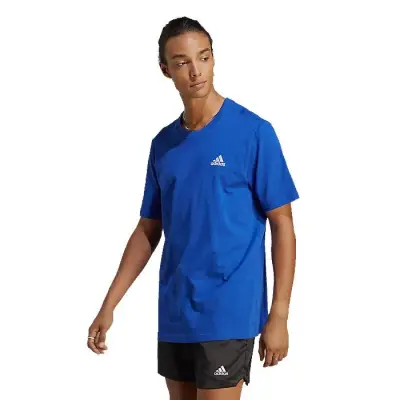 ADIDAS TEE SHIRT GRANDE LONGUEUR Bleu — photo 2