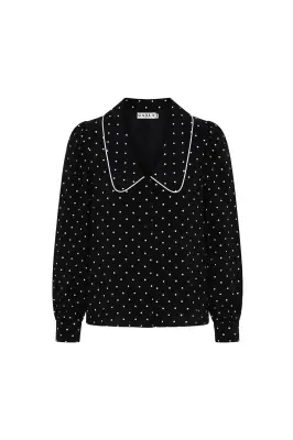 Laurent Polka Dot Blouse — photo 4