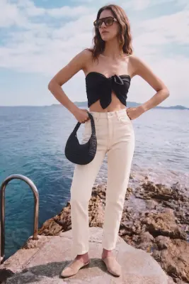 Pantalon Ida Ecru Denim — photo 3