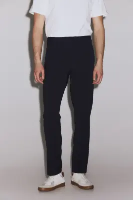 Chino Four-way Stretch - Bleu marine — photo 1