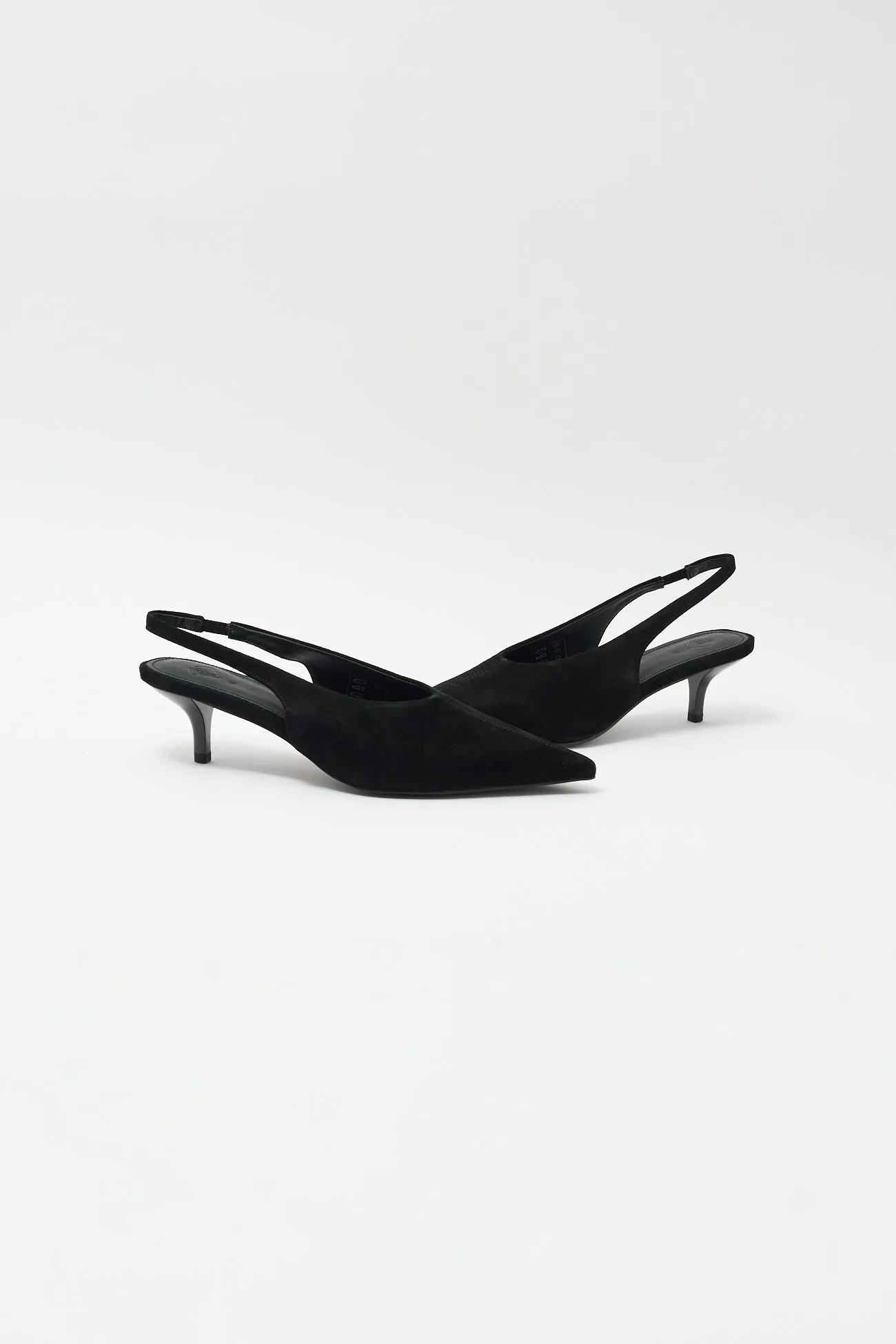 Escarpins sling back en cuir
