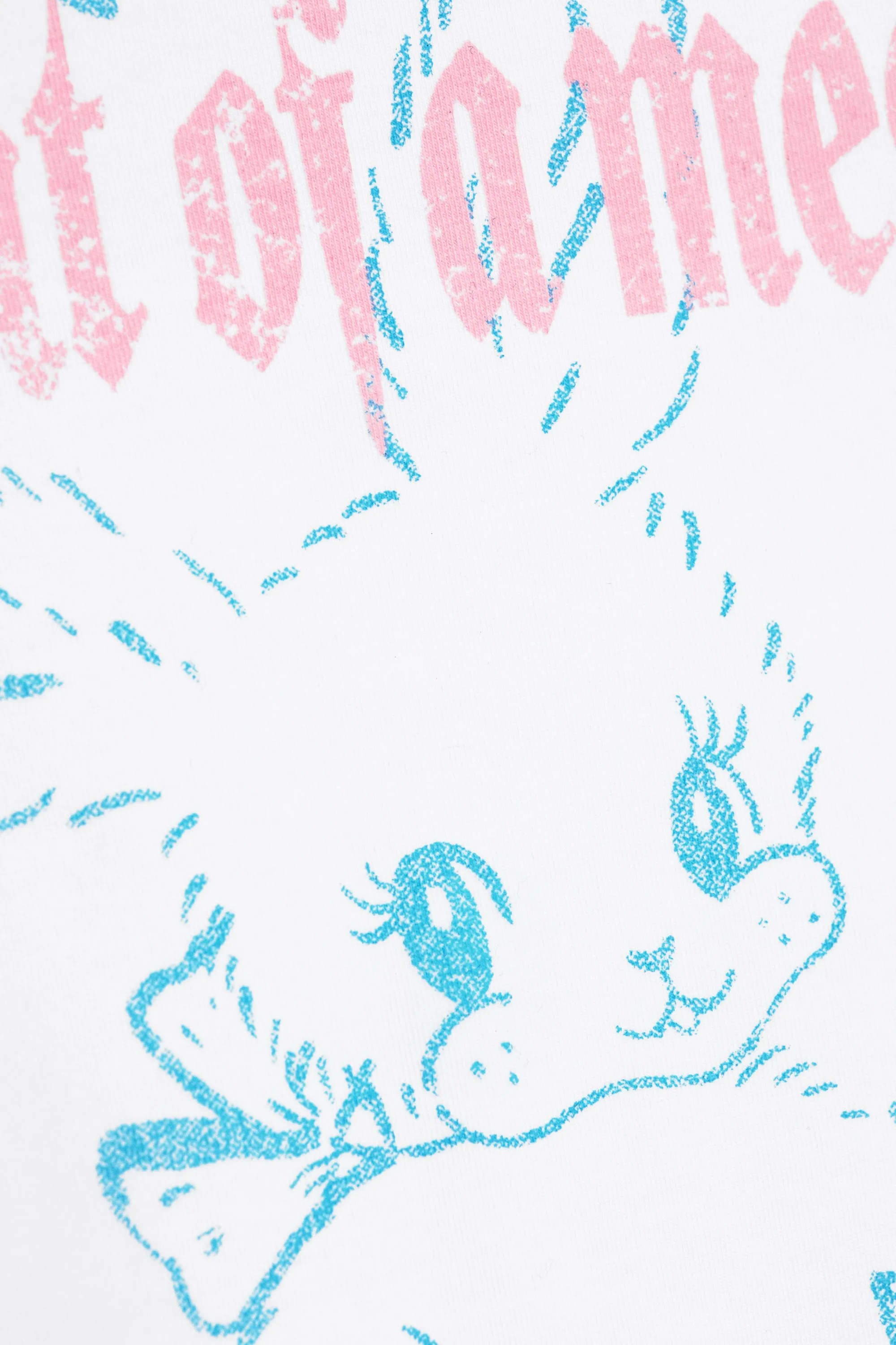 Mini T-shirt graphique ajusté - Blanc - White Bunny