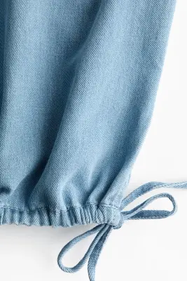 Pantalon en denim avec jambes ballon - Bleu denim clair — photo 3