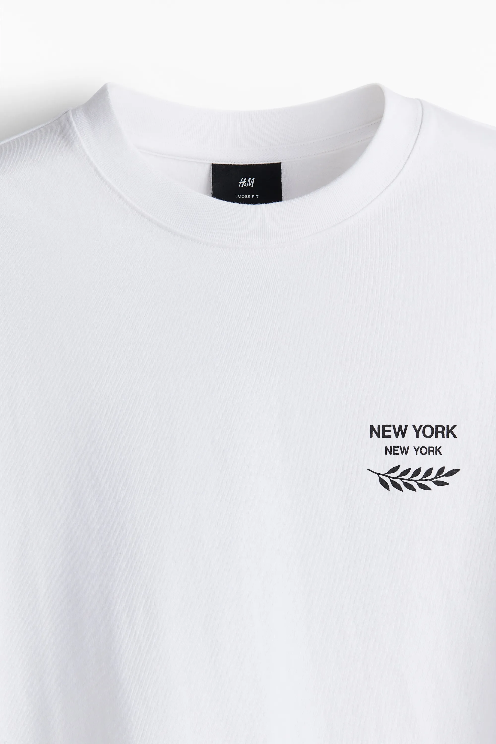 T-shirt imprimé Loose Fit - Blanc/New York