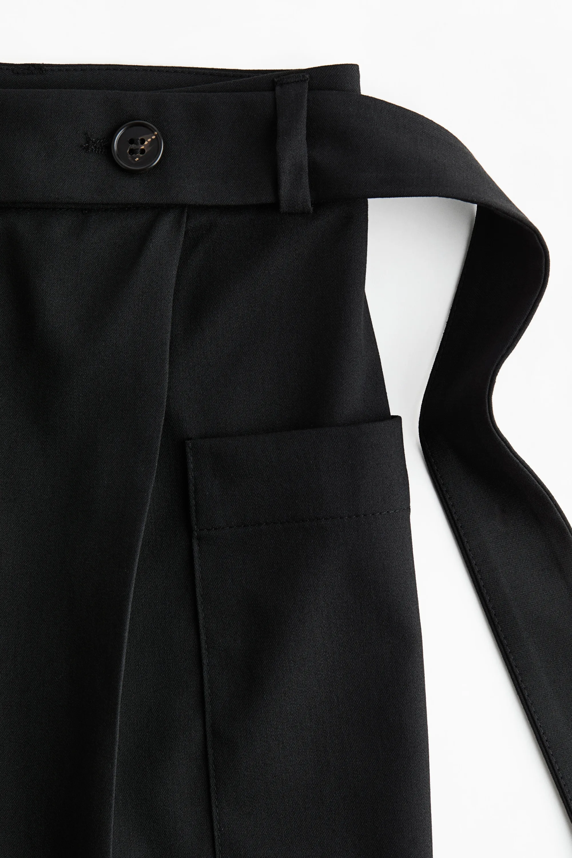Pantalon chic à jambes larges - Noir