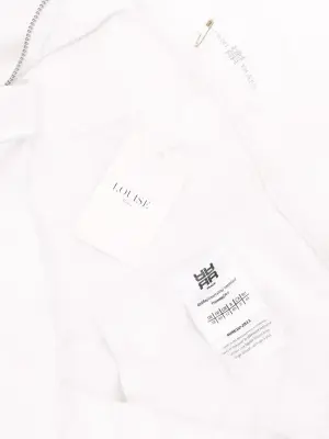 Jupe taille haute trapèze longueur midi en jean blanc Prix boutique 200€ Taille 34 — photo 5