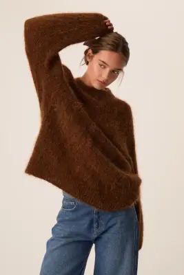 Pull Alena Cognac Chiné — photo 5