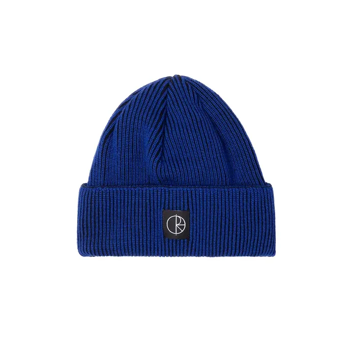 Bonnet Polar merinos lines – egyptian blue / black