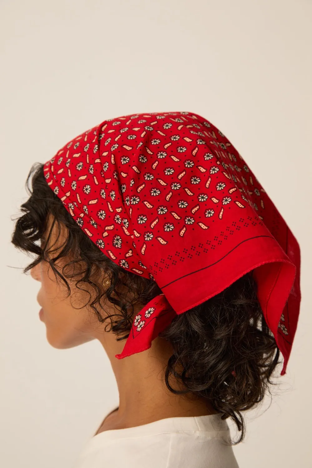 Foulard Nathanael Cravate Rouge