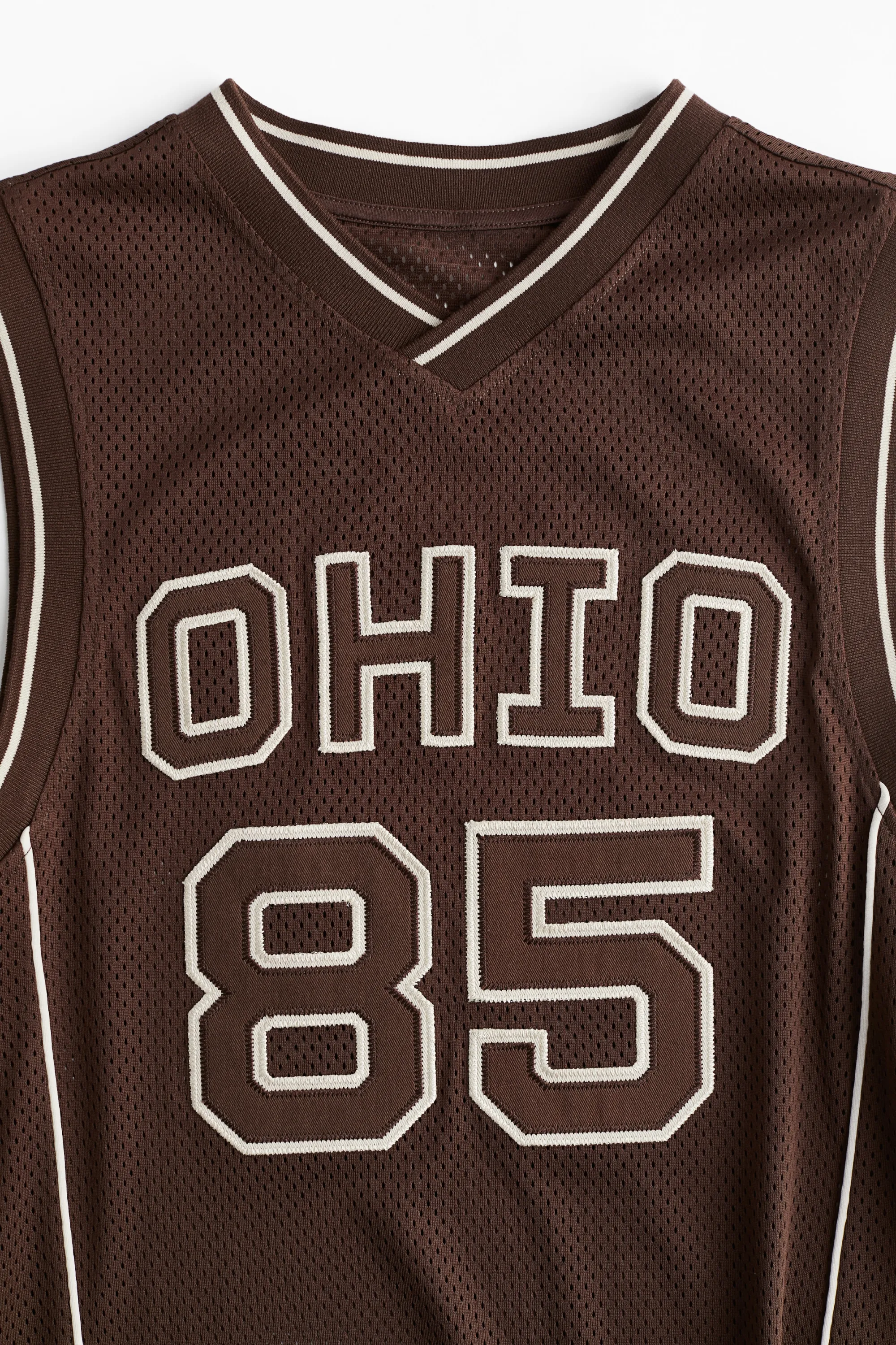 Robe en mesh avec applications - Marron foncé/Ohio