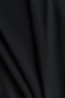 Robe en jersey brossé - Noir — photo 3