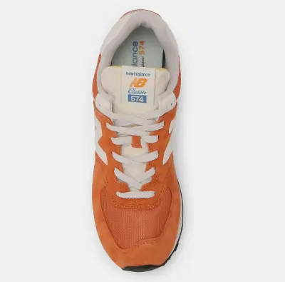 NEW BALANCE 574 Orange — photo 5