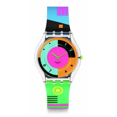 Montre Swatch SSO8K119 - SWATCH NEON HOT RAVER — photo 1