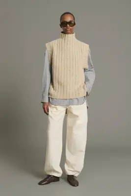 PULL JETHRO BEIGE CLAIR — photo 1