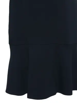 Robe ELY manches courtes col V en crêpe bleu nuit Px boutique 600€ Taille 34 — photo 4