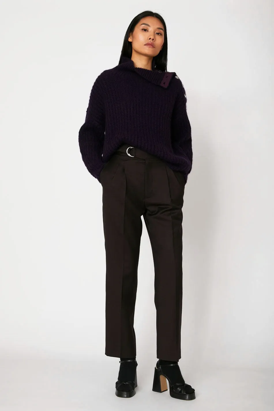 Pantalon Vane Réglisse