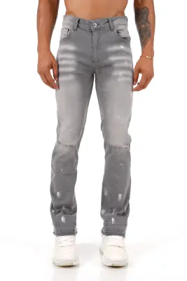 JEAN FLARE LL2000245 - GREY — photo 1