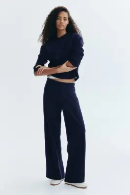 Sweat oversize - Bleu marine — photo 1