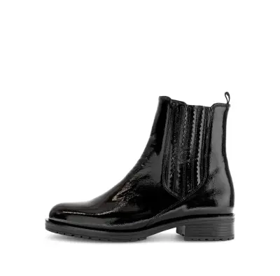 Bottines Gabor 72.022.09 Noires - Cuir Lacets Grande Pointure Femme — photo 2