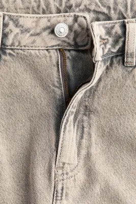 Barrel High Waist Jeans - Grège — photo 8